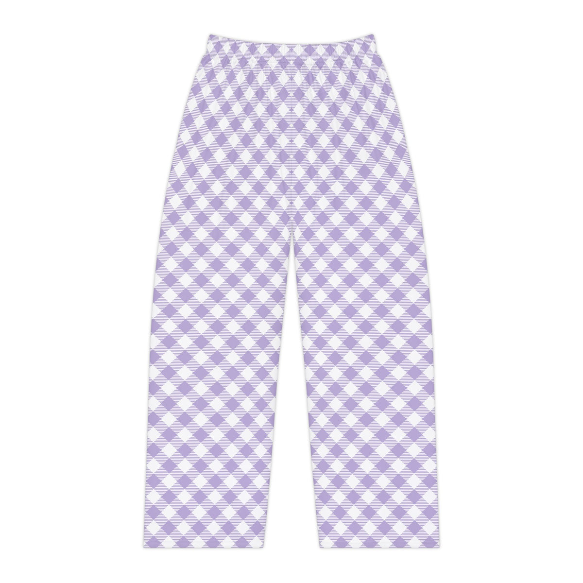 Lavender Gingham Pajama Pants - Lavender Spring