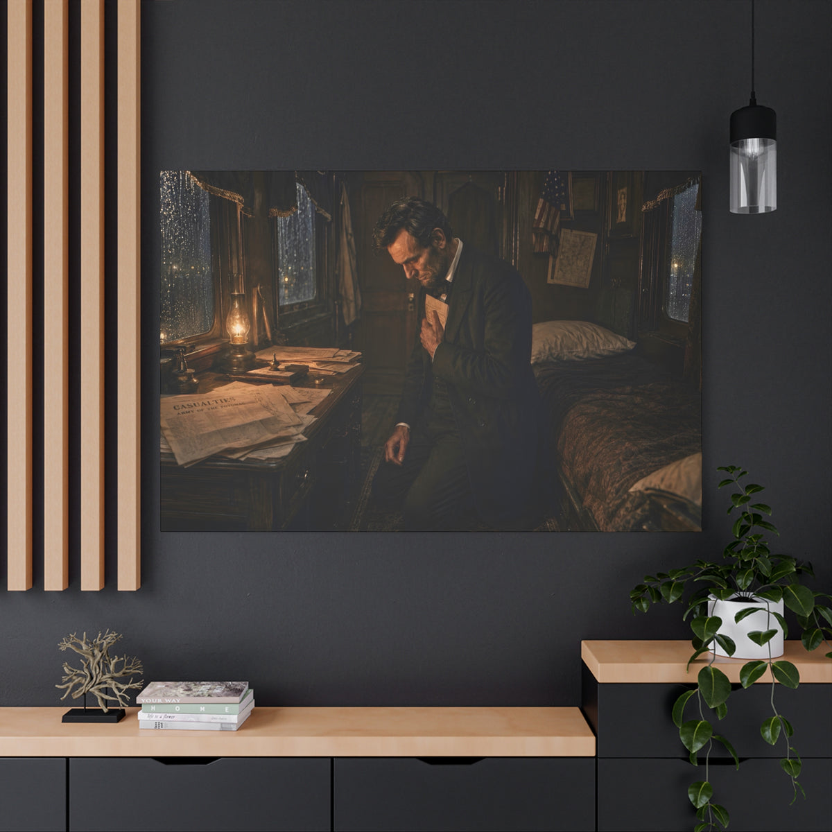“That This Nation Might Live” Stretched Canvas Print - Our Story
