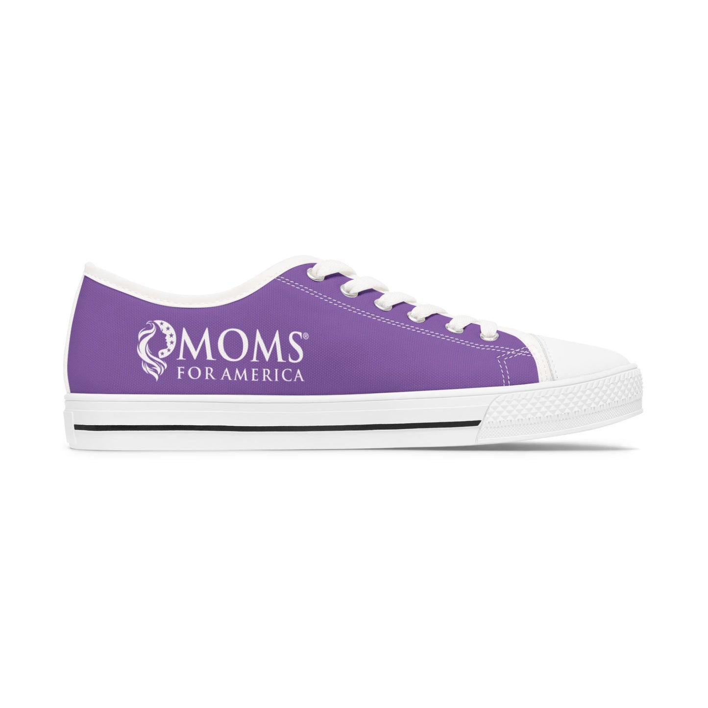 Moms for America Purple Low-Top Sneakers — MomVote