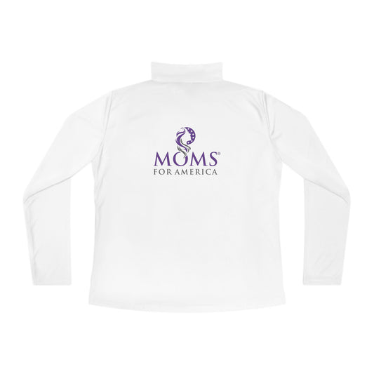 Moms Walk-a-Thon Ladies' Quarter-Zip Pullover — MomVote