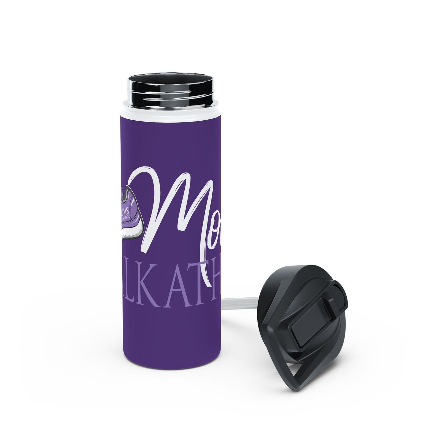 Moms Walk-a-Thon Stainless Steel Water Bottle - MomVote