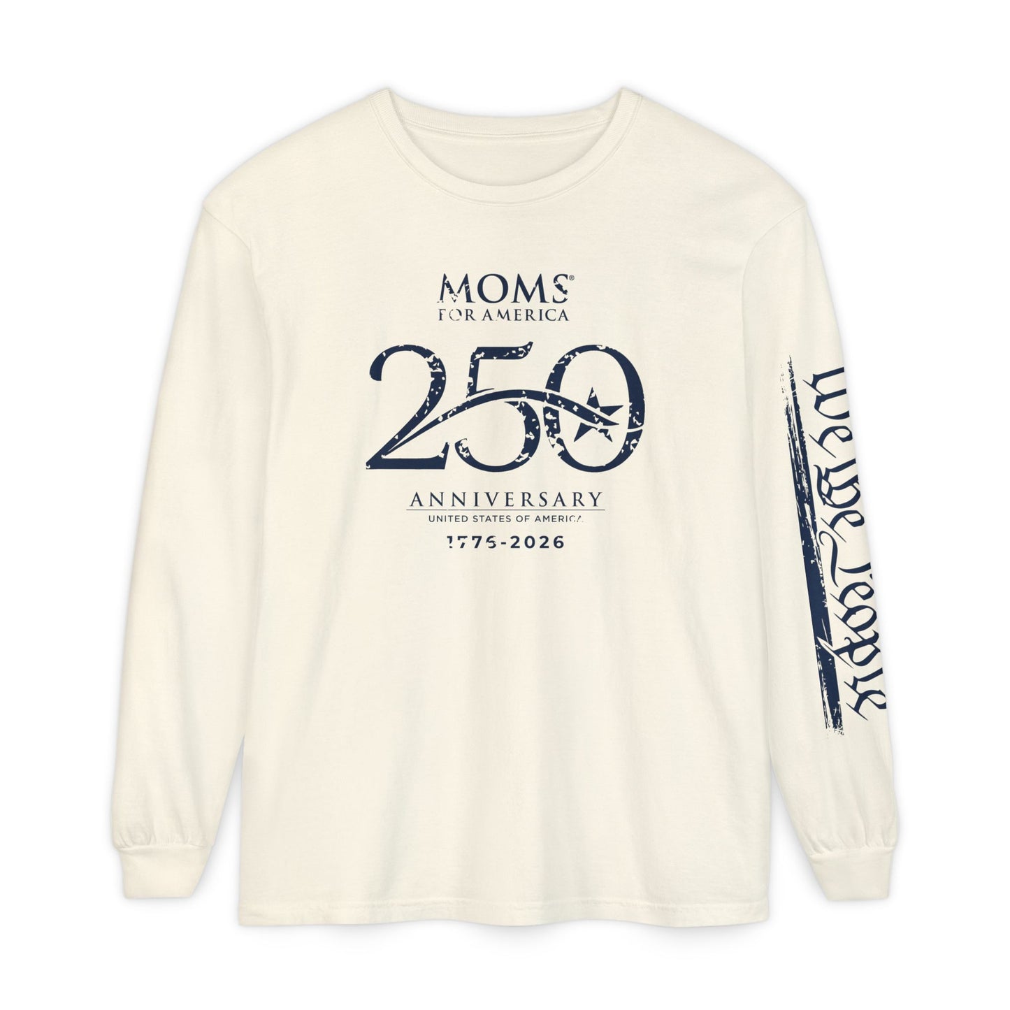 'We the People' MFA 250th Anniversary Logo Long Sleeve Shirt — US 250