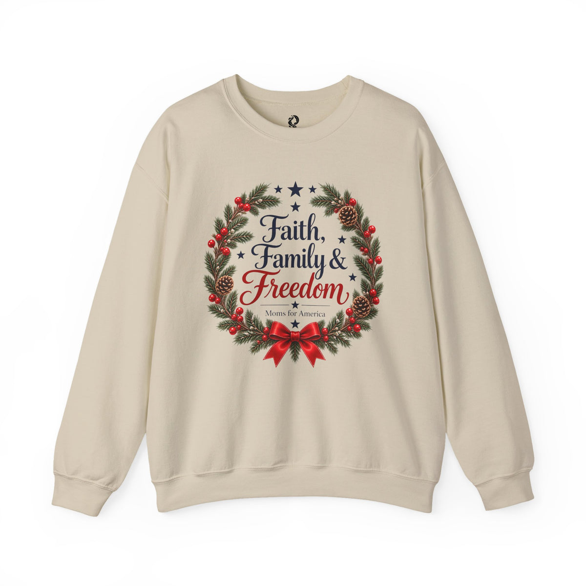 “Faith, Family & Freedom” Crewneck Sweatshirt - MFA Christmas