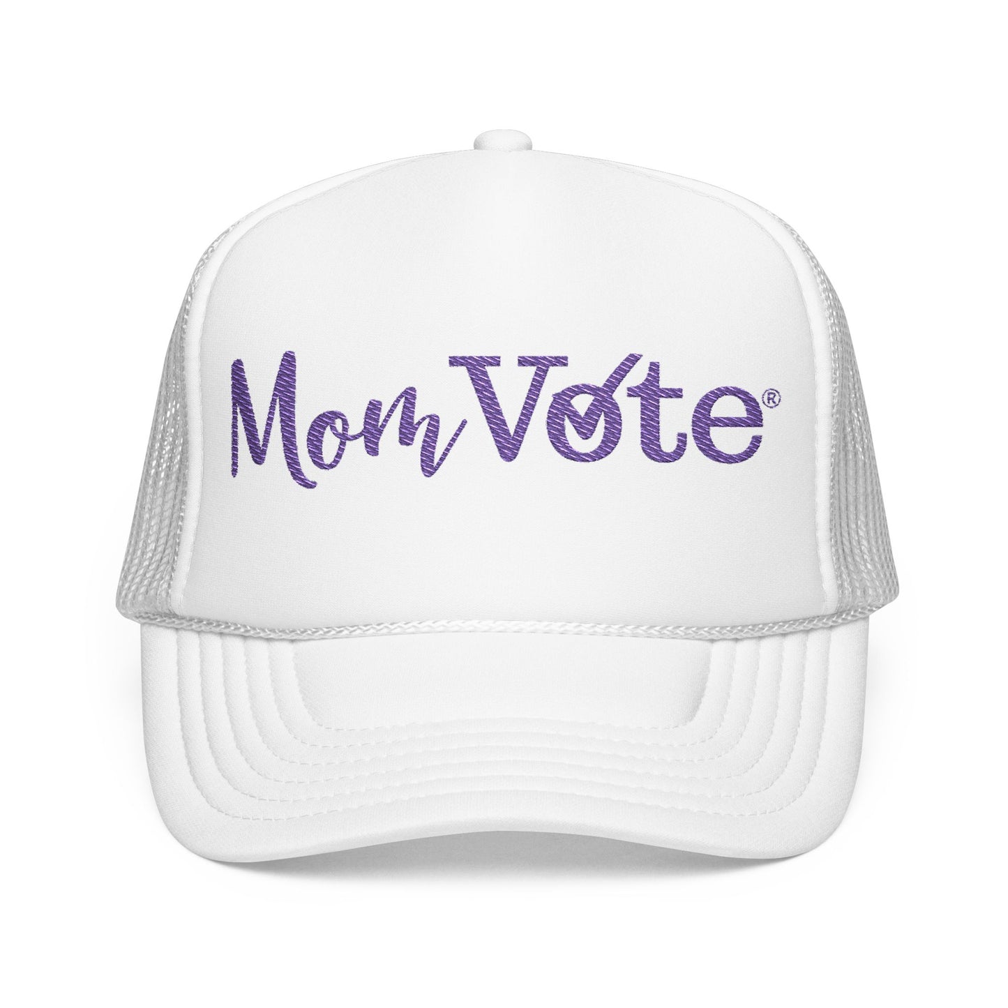 Embroidered Mom Vote Trucker Hat — MomVote