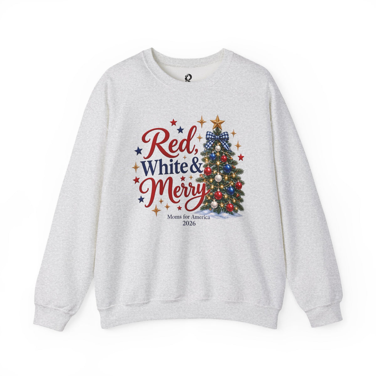 “Red, White & Merry” Crewneck Sweatshirt - MFA Christmas