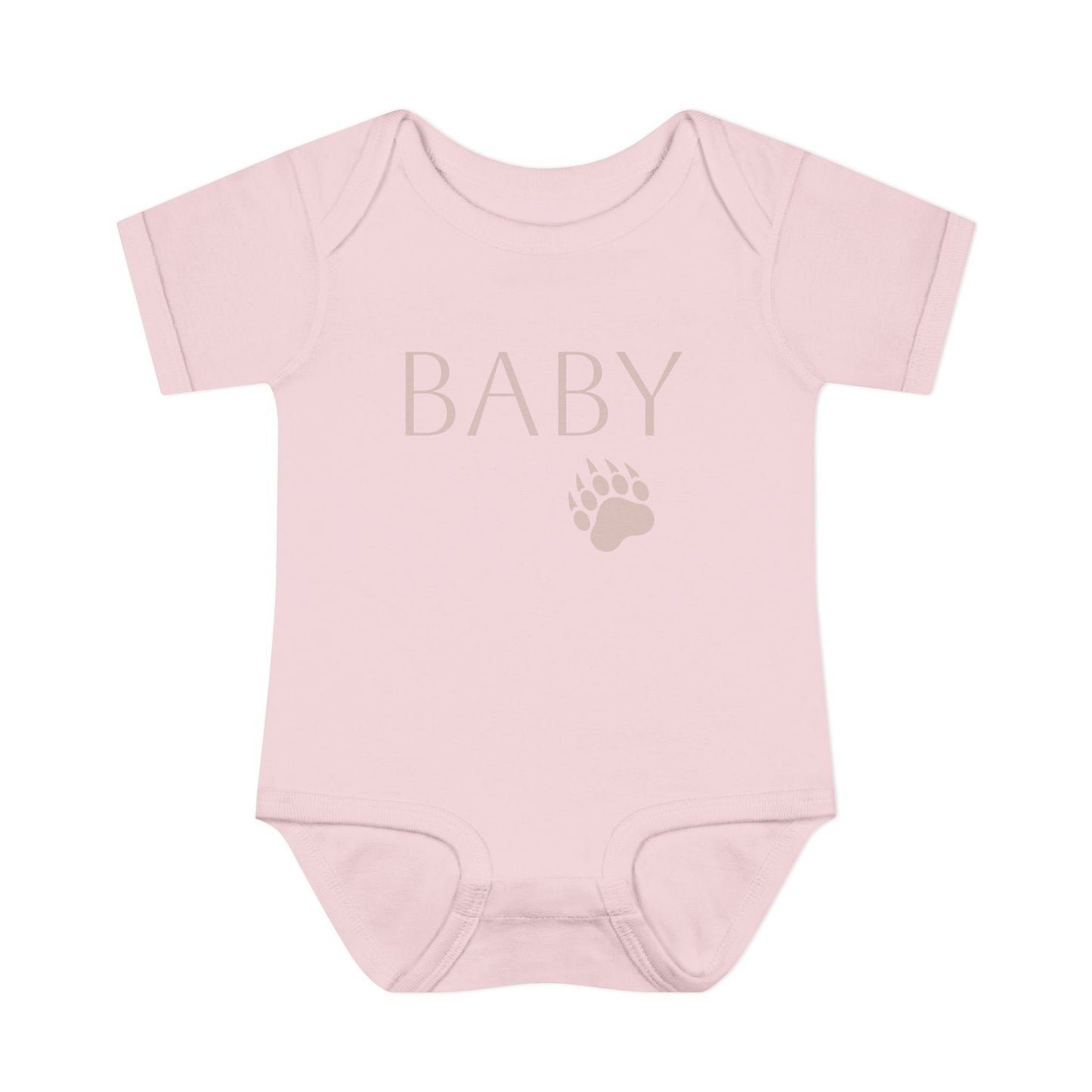 'Baby Bear' Infant Bodysuit — Baby Onesie with Paw Graphic