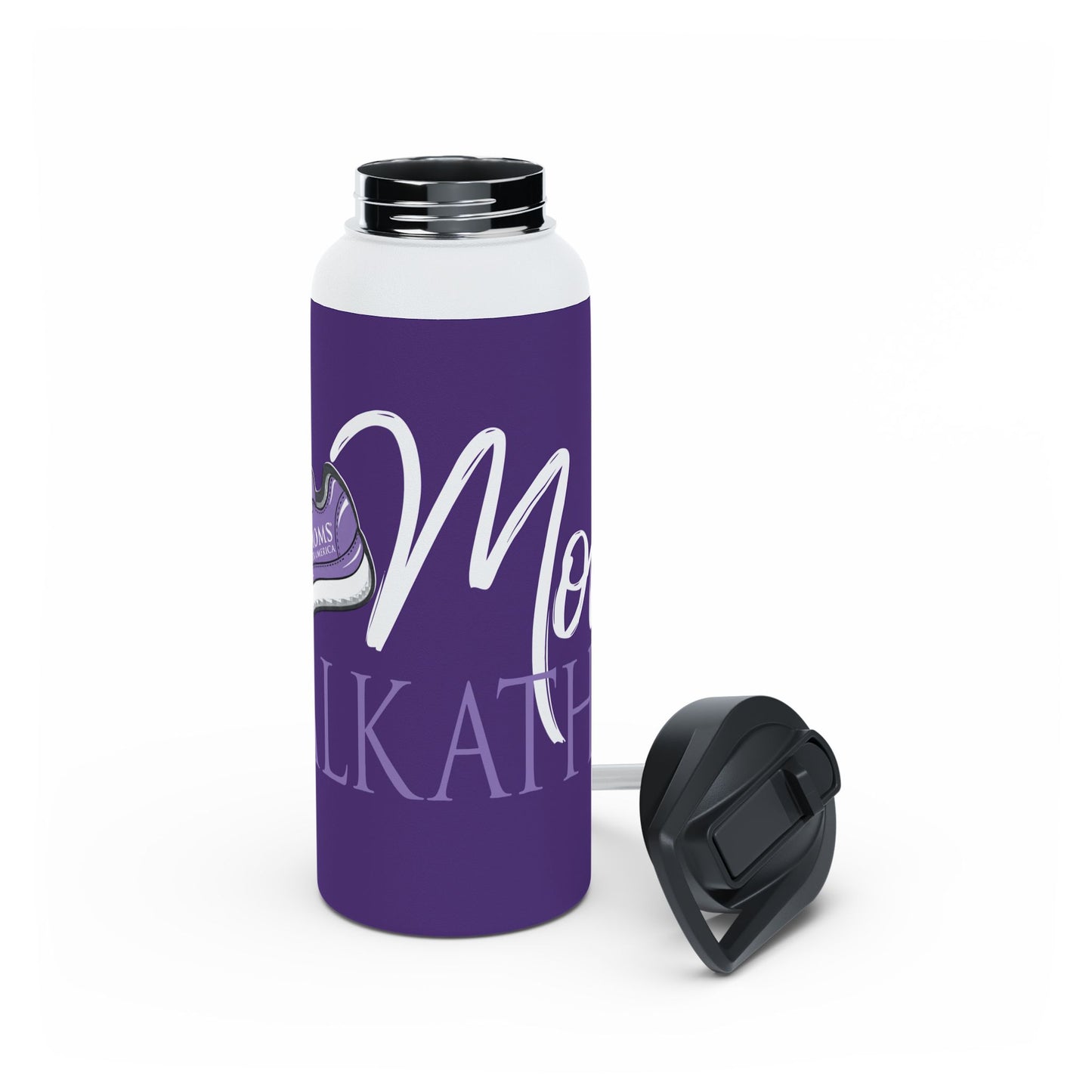 Moms Walk-a-Thon Stainless Steel Water Bottle - MomVote