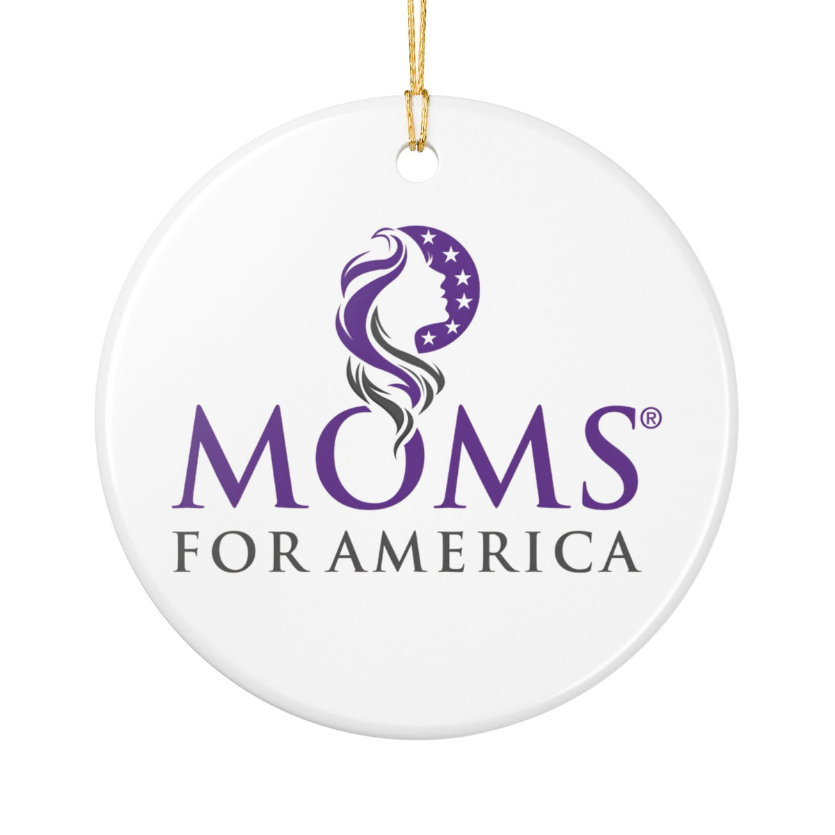 “The Best Gifts Call Me Mom” Double-Sided Ceramic Decoration Ornament, (1pc) - MFA Christmas