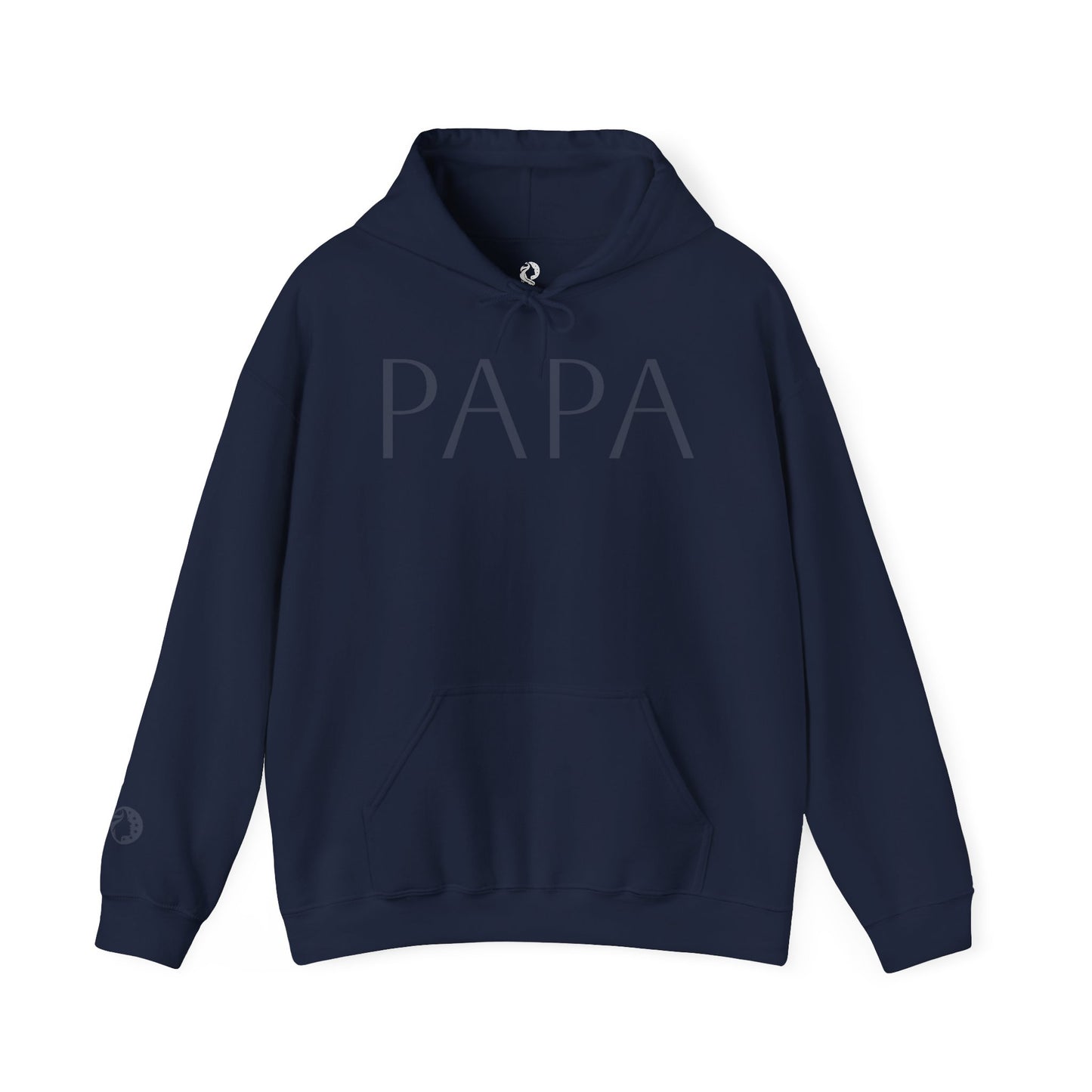 Papa Bear Hoodie — Minimal Sweatshirt with Bear Paw Design