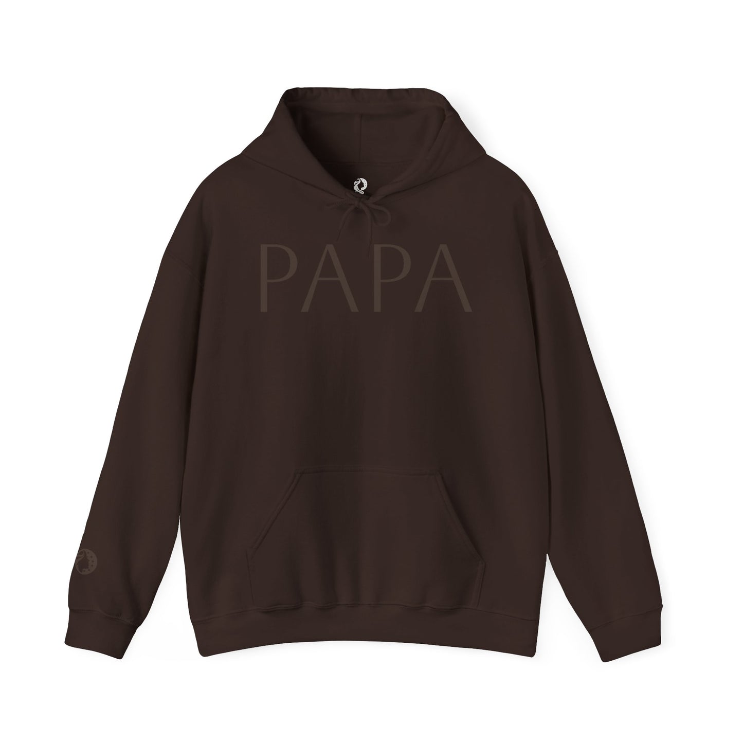 Papa Bear Hoodie — Minimal Sweatshirt with Bear Paw Design