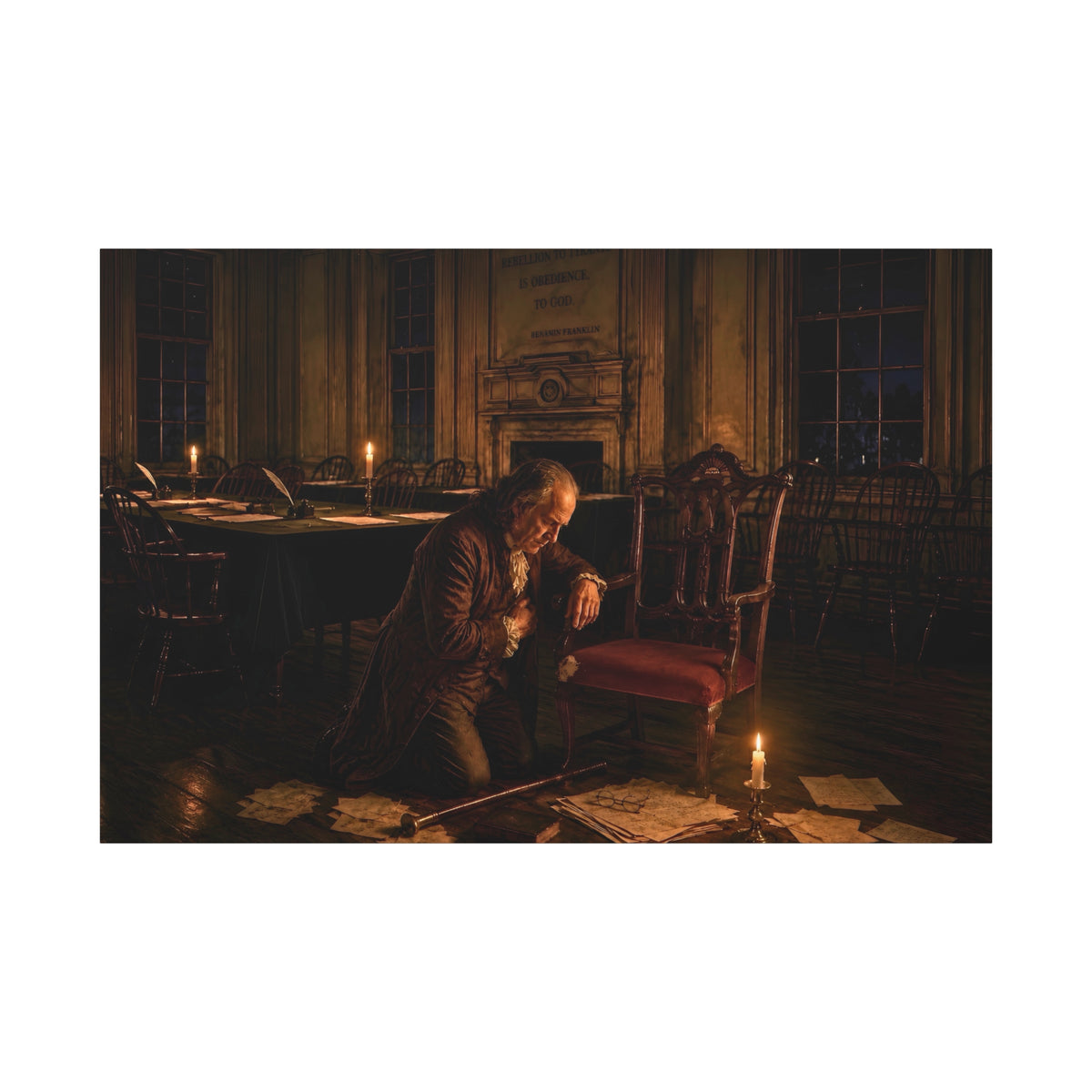“The Affairs of Men” Stretched Canvas Print - Our Story