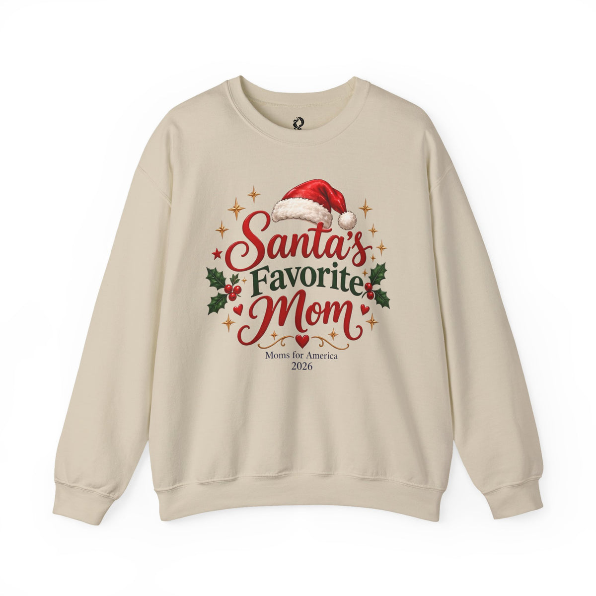 “Santa’s Favorite Mom” Crewneck Sweatshirt - MFA Christmas