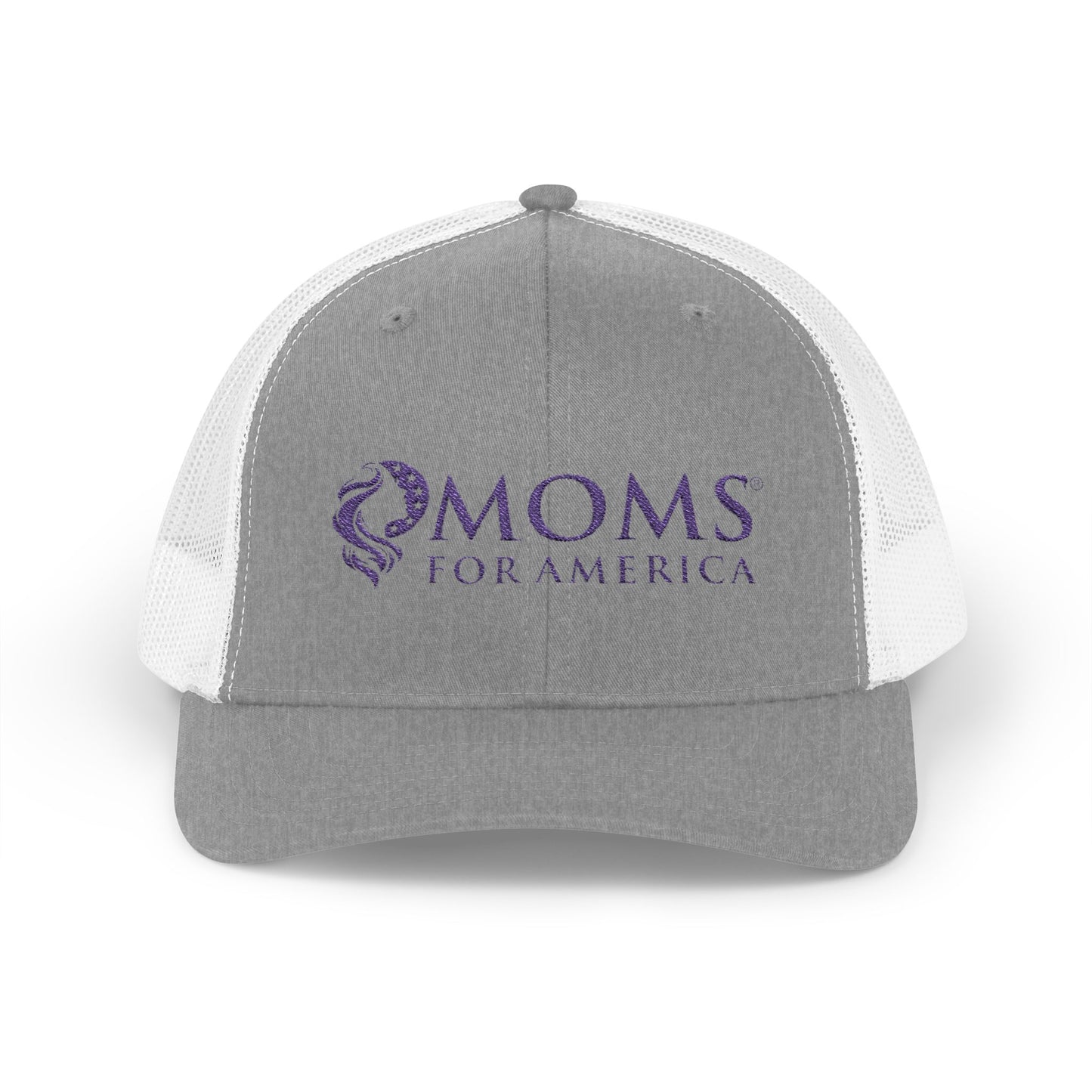 Moms for America Logo Embroidered Trucker Hat — MFA Classic