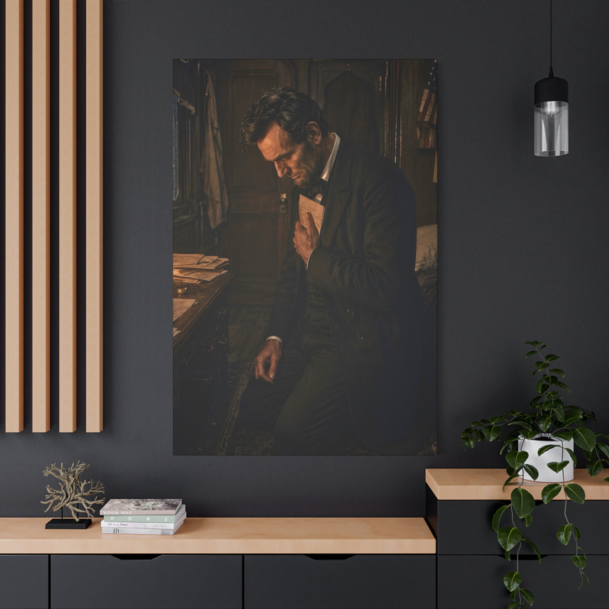 “That This Nation Might Live” Vertical Stretched Canvas Print - Our Story