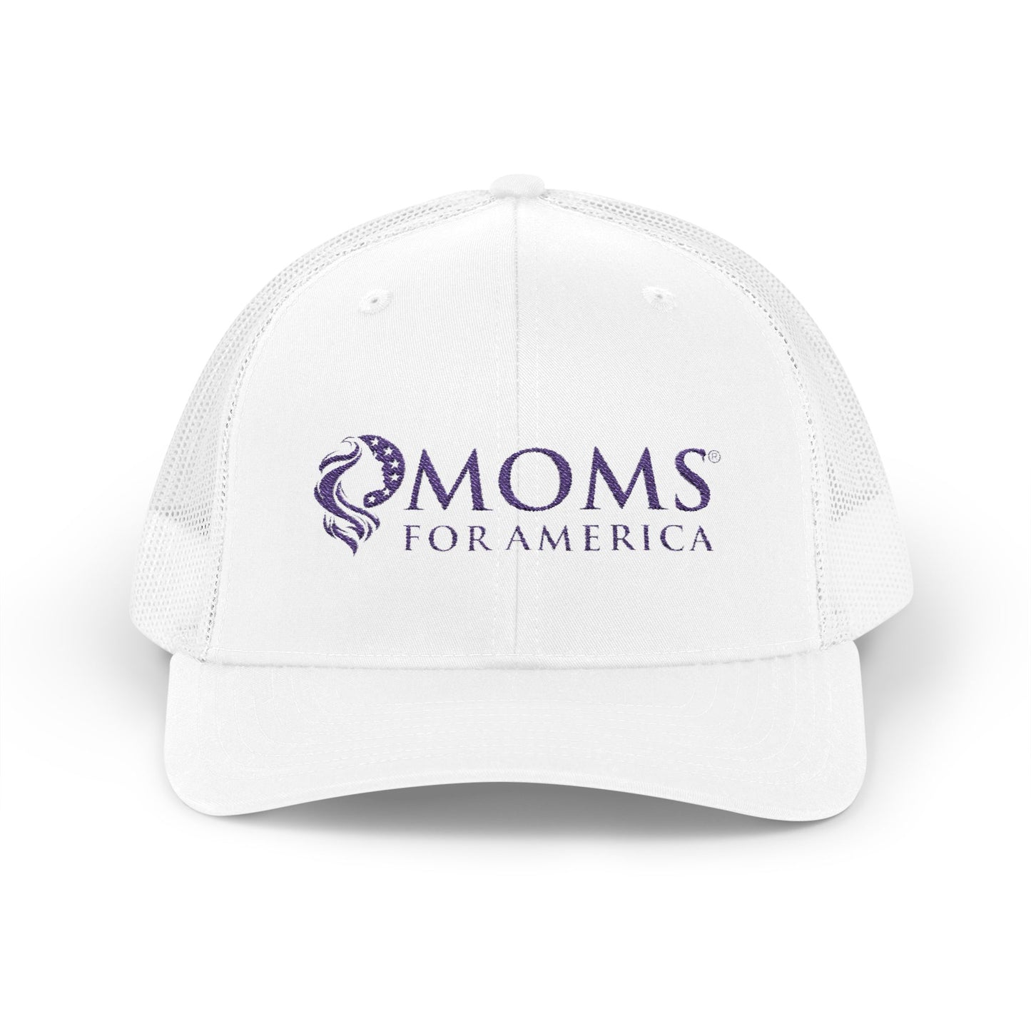 Moms for America Logo Embroidered Trucker Hat — MFA Classic