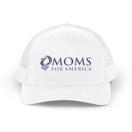 Moms for America Logo Embroidered Trucker Hat — MFA Classic