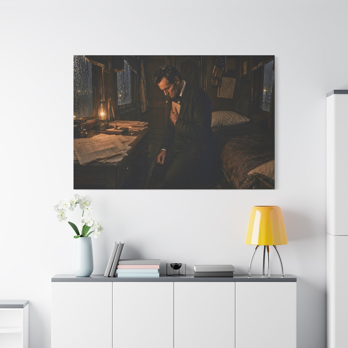 “That This Nation Might Live” Stretched Canvas Print - Our Story