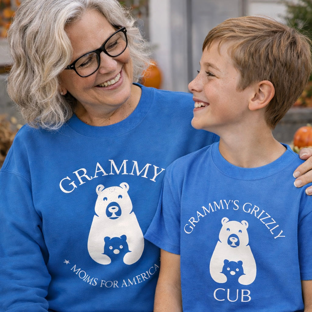 Kids Tee — “Grizzly Cub” Bear Logo Youth T‑Shirt