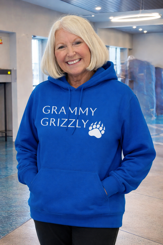 Grammy Grizzly Hoodie — "BEWARE" Pullover with Moms For America Logo