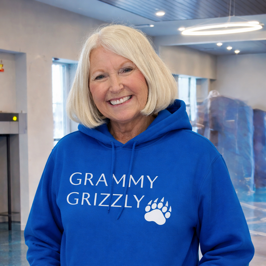 Grammy Grizzly Hoodie — "BEWARE" Pullover with Moms For America Logo