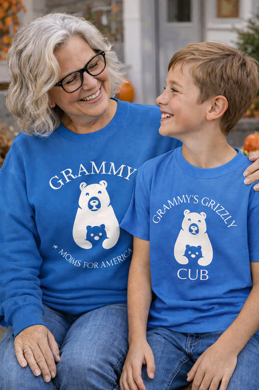 Kids Tee — “Grizzly Cub” Bear Logo Youth T‑Shirt