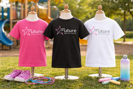 Kids Tee — “Future Moms for America” Star Logo Youth T‑Shirt