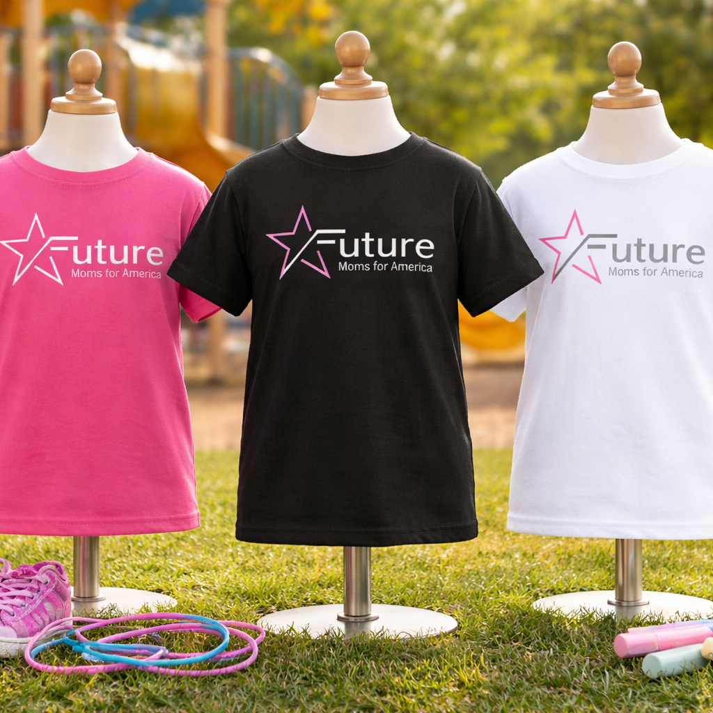 Kids Tee — “Future Moms for America” Star Logo Youth T‑Shirt