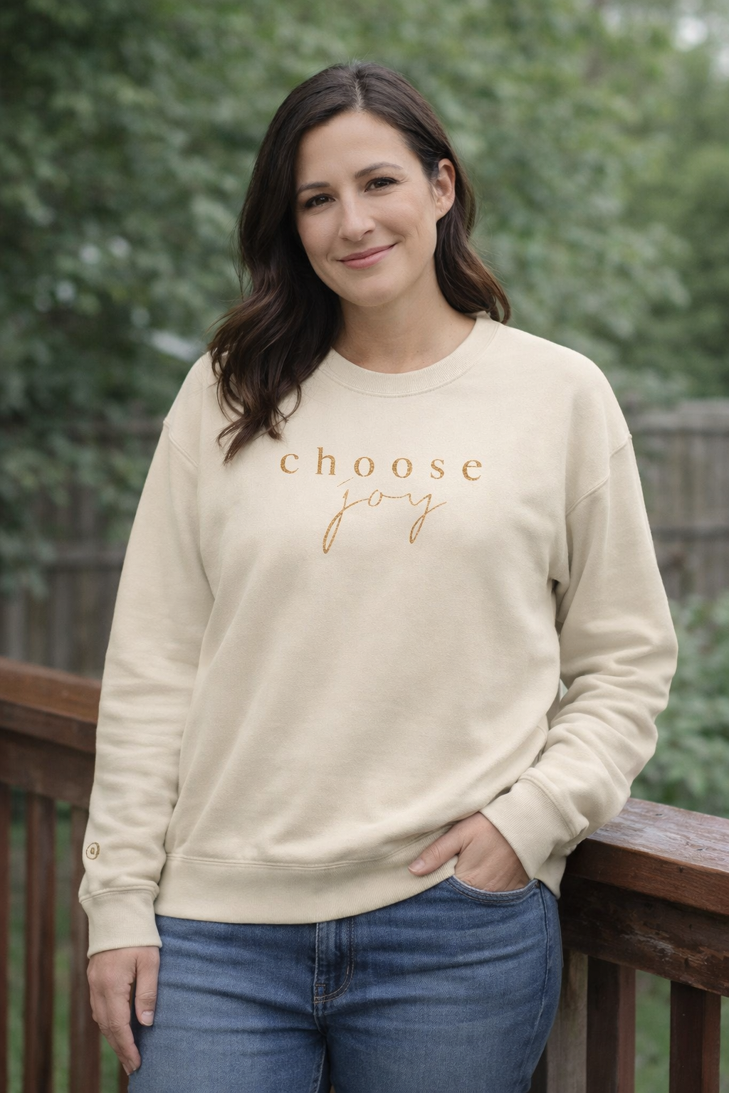 Choose Joy Crewneck Sweatshirt — Positive Quote Pullover