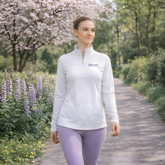 MFA Logo Ladies Quarter-Zip Pullover - MFA Classic