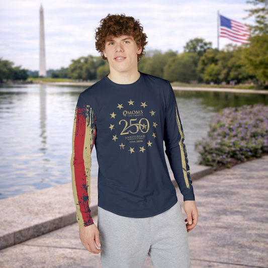 1776 American Flag Long Sleeve UV Shirt — US 250