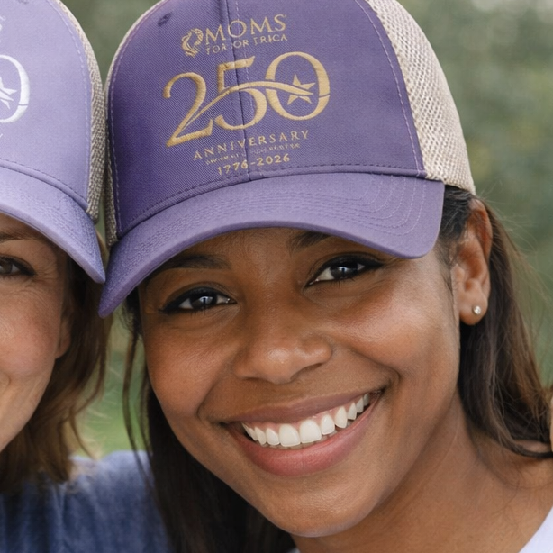 MFA 250 Violet Washed Mesh-Back Cap - US 250
