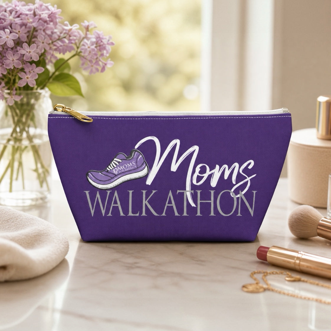Moms Walk-a-Thon Accessory Pouch - MomVote